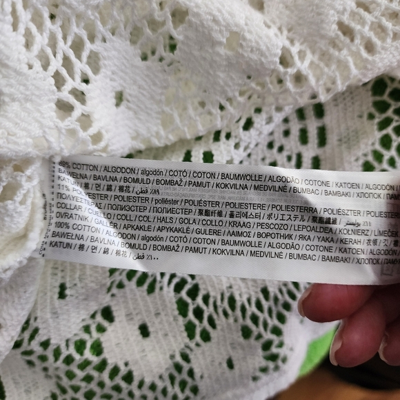 MNG OPEN KNIT CROPPED TOP - Picture 8 of 8